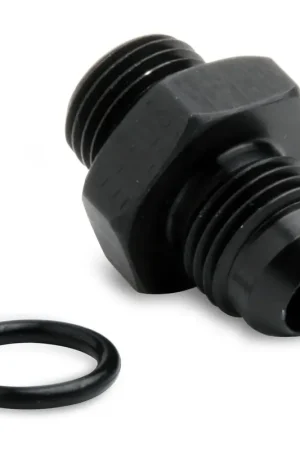 Original Holley -6 AN Male to 9/16"-18 O-ring Port Black Anodized Construction. Available for Any Plumbing Situation And Many Custom Applications.