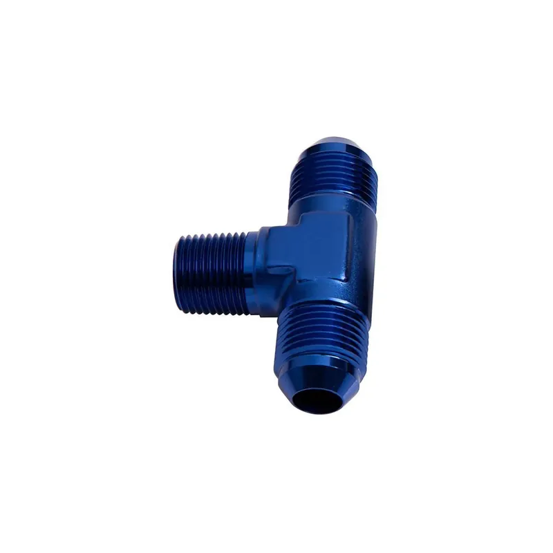 Holiday Sale Aeroflow -8AN Tee with 3/8" NPT On Side - Black