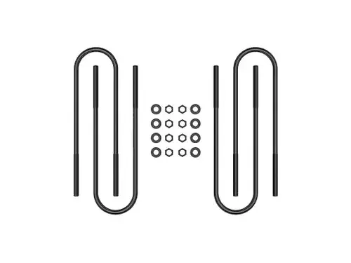 Limited Offer ICON Vehicle Dynamics 00-04 Ford F-250/F-350 Front Semi Round U-Bolt Kit