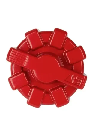 High Quality Rugged Ridge 07-20 Jeep Wrangler JK/JL / 2020 Gladiator JT Red Aluminum Elite Fuel Cap