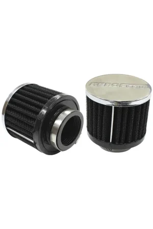 Aeroflow 1 1/2" Universal Clamp-On Filter 3" O.D,2.5"High - Chrome Free Shipping