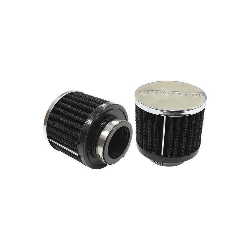 Aeroflow 1 1/2" Universal Clamp-On Filter 3" O.D,2.5"High - Chrome Free Shipping