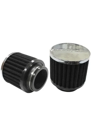 Fresh Stock Aeroflow 1 3/4" Universal Clamp-On Filter 3" O.D, 2 1/2"High - Chrome