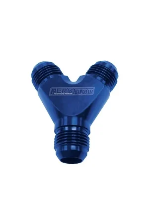 Limited Time Aeroflow 1 x -6AN 2 x -4AN Y-Block - Blue