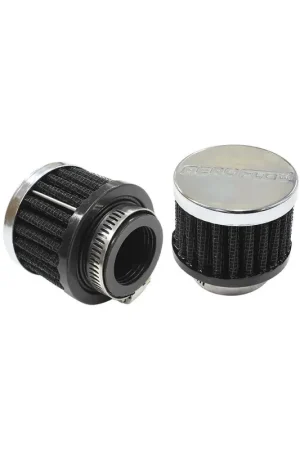 Aeroflow 1" Universal Clamp-On Filter 2" O.D,1.5"High - Chrome Buy Today