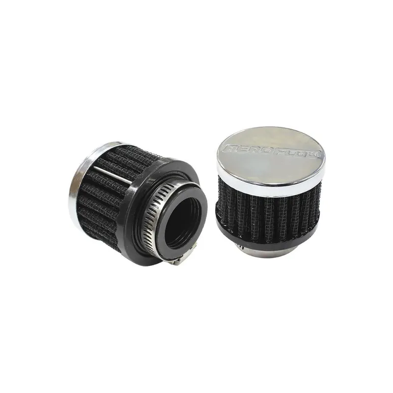 Aeroflow 1" Universal Clamp-On Filter 2" O.D,1.5"High - Chrome Buy Today