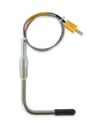 Holley EFI 1/4" EGT PROBE, OPEN TIP 90DEG 18.50IN Weekend Sale