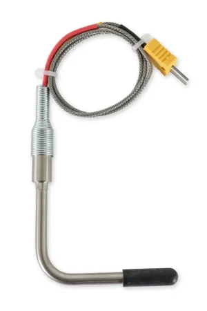 Seasonal Sale Holley EFI 1/4" EGT PROBE, OPEN TIP 90DEG 22.75IN