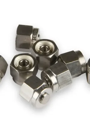 Holley EFI 1/4" Stainless EGT Cap - 8 pack 316 Stainless steel Cap for 1/4" EGT bungs. Top Rated