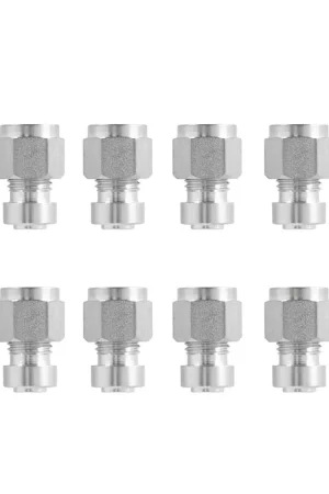Bulk Order Holley EFI 1/4" Stainless EGT Weld Bung - 8 Pack 316 Stainless steel weldment bungs for 1/4" EGT probes.