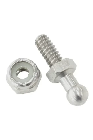 Special Discount Aeroflow 10-24 UNC Carburettor Throttle Ball w/9.5mm Hex Nut - Stainless