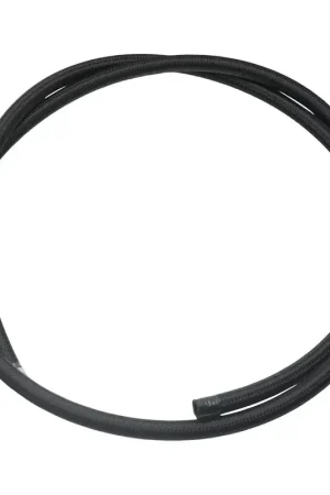 Certified Deatschwerks 10AN Black Nylon Braided PTFE Hose - 6 Feet