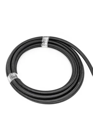 Deatschwerks 10AN Black Nylon Braided PTFE Hose - 20 Feet Fan Favorite