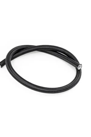 Deatschwerks 10AN Black Nylon Braided PTFE Hose - 3 Feet Luxury