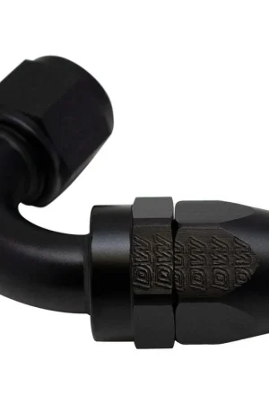Deatschwerks 10AN Female Flare Swivel120-Degree Hose End PTFE Anodized Matte Black Seasonal Sale