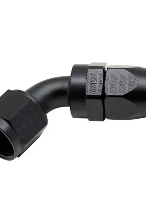 Factory Price Deatschwerks 10AN Female Flare Swivel60-Degree Hose End PTFE Anodized Matte Black
