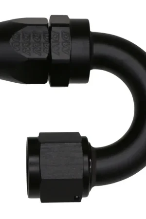 Grab Now Deatschwerks 10AN Female Flare Swivel 180-Degree Hose End CPE Anodized Matte Black