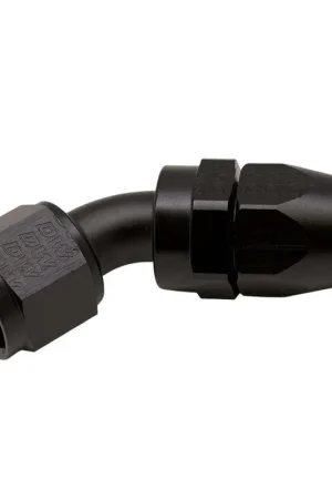Deatschwerks 10AN Female Swivel 45-Degree Hose End PTFE Anodized Matte Black Worldwide Shipping
