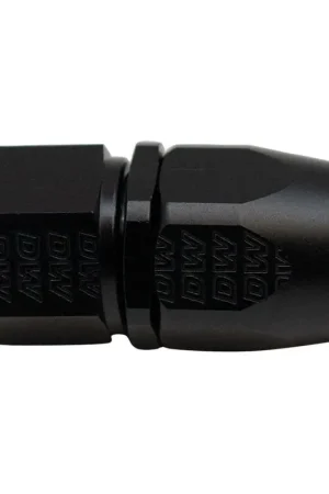 Deatschwerks 10AN Female Swivel Straight Hose End CPE Anodized Matte Black Time-Limited