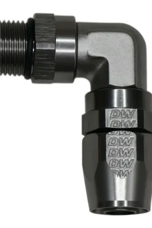 Deatschwerks 10AN ORB Female Swivel 90-Degree Hose End CPE DW Titanium Factory Price