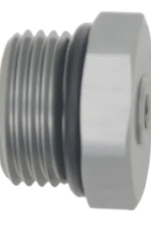 Deatschwerks 10AN ORB Male Plug Fitting with 1/8" NPT Gauge Port Anodized - Black Fan Favorite