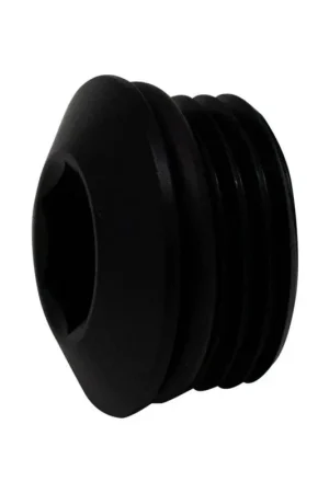 Buy Direct Deatschwerks 10AN ORB Male Plug Low Profile Internal Allen/Hex Anodized Matte Black