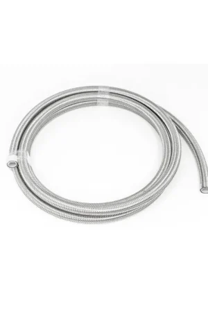 Deatschwerks 10AN Stainless Steel Double Braided PTFE Hose - 10 Feet Limited Edition