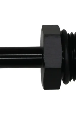 Deatschwerks 10AN to 3/8Barb Fitting Anodized Matte Black Latest
