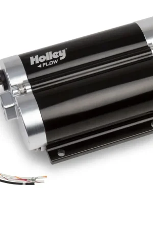 Holley 130 GPH Dominator In-Line Billet Fuel Pump Dual Inlet Crafted