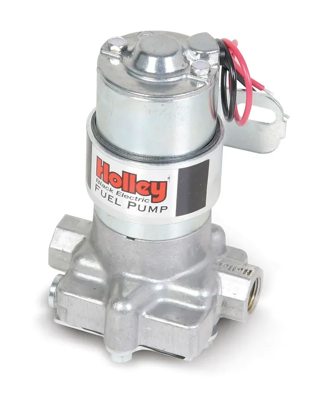 Holley 140 GPH Black® Electric Fuel Pump Street/Strip Carbureted Applications Compatible with Gasoline, Alcohol or Methanol Grab Now