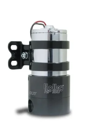 Fan Favorite Holley 150 GPH HP Fuel Pump Street/Strip Carbureted Applications Compatible with Gasoline, Alcohol or E85