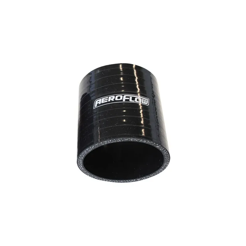 Aeroflow 153mm Straight Silicone Hose Coupler - Black Super Sale