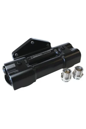 Free Returns Aeroflow 16 x 0.75" Dual Billet Remote Filter Head - Side Entry