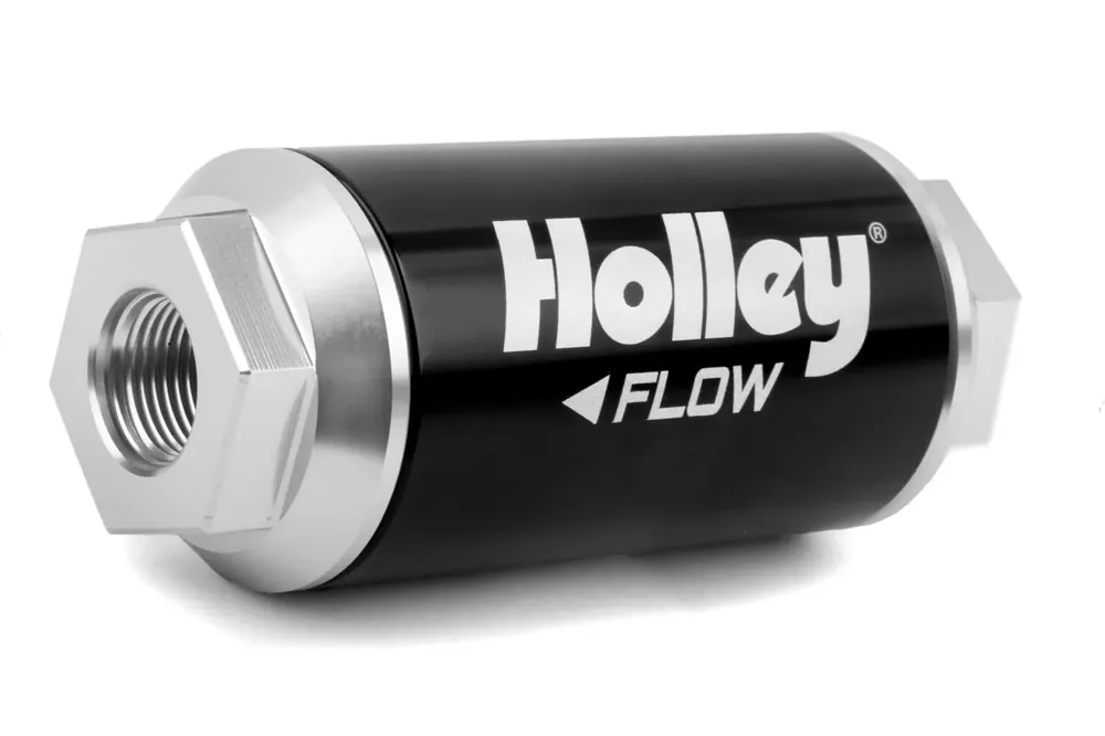 Last Chance Holley 175 GPH HP Billet Fuel Filter Street/Strip Carb or EFI Applications Pre Filter 100 Micron