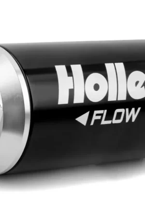 Popular Holley 175 GPH HP Billet Fuel Filter Street/Strip Carbureted Applications Post Filter 40 Micron