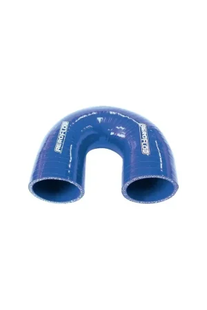 Bulk Order Aeroflow 180 Deg Silicone Hose Coupler - Blue - 100mm Long