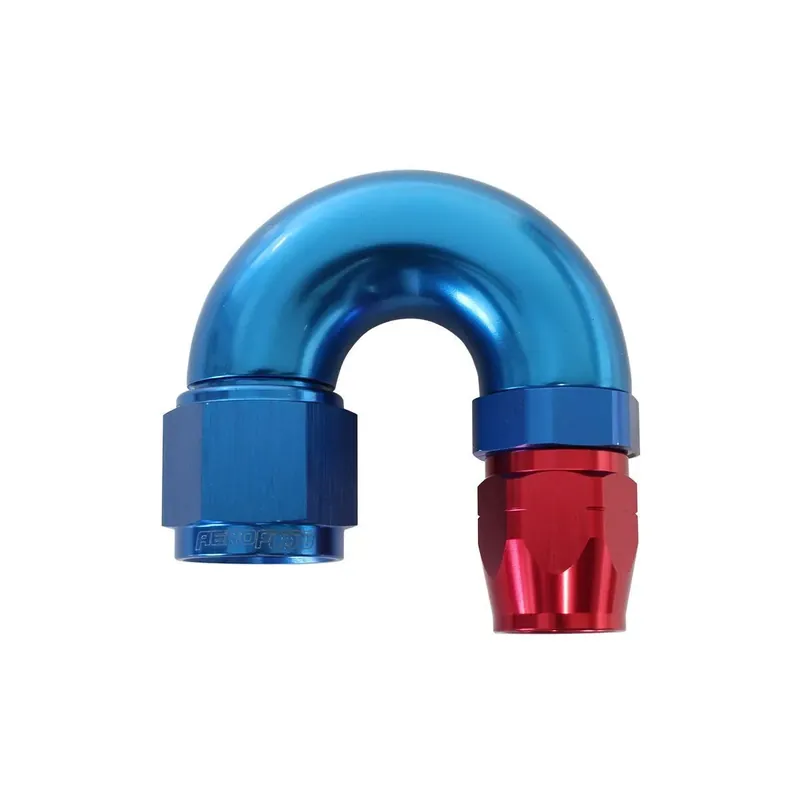 Same Day Shipping Aeroflow 180 Deg Stepped 8 Hose to 6AN Reducer