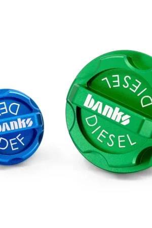 Banks Power 19-23 RAM 1500 3.0L Revolver Billet Diesel and DEF Fuel Cap Final Sale