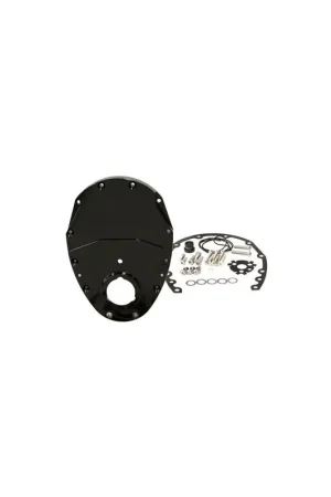Time-Limited Aeroflow 2 Piece Timing Cover Kit Billet - Black (SB Chev 350 V6)