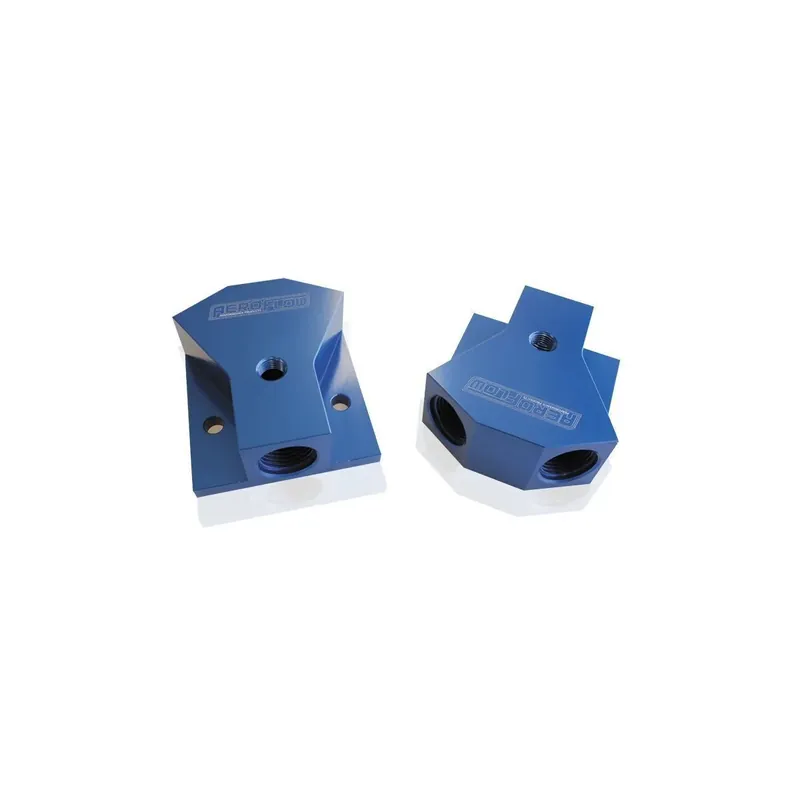 Aeroflow 2 x -8, 1 x -10 ORB - with Mounting Pad - Black Flash Sale