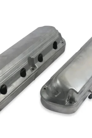 Top Rated Holley 2-Piece Ford Style Valve Cover - Gen III/IV LS - Natural Chevrolet Gen III/IV LS - Cast Aluminum - Coil-Mounting Base & Integrated Coil Cover