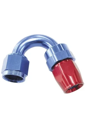 Buy Online Aeroflow 200 Series PTFE 150 Deg Alloy Hose End -8AN - Black