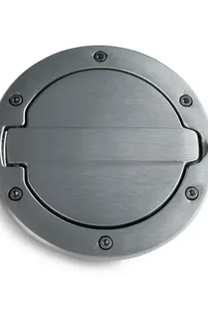 AMP Research 2007-2017 Jeep Wrangler JK 2/4 Door Fuel Door - Brushed Best Seller