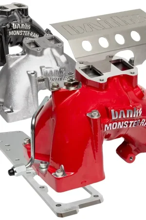 Banks Power 2007.5-2012 Ram 6.7L Monster-Ram Intake System Gen-2 w/Fuel Line - Red w/Heater System Luxury
