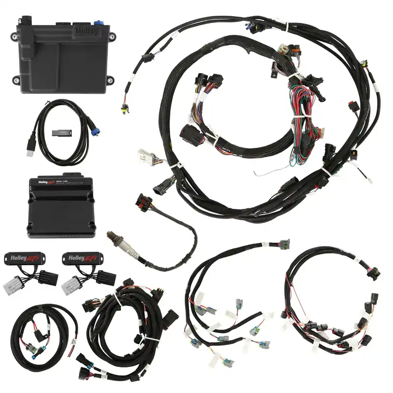 Order Now Holley EFI 2011-2012 Ford Coyote Ti-VCT HP EFI Kit, BOSCH O2, USCAR INJ