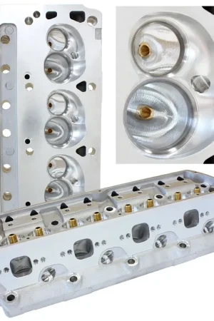 Aeroflow 205cc CNC Aluminium Cylinder Heads w/58cc Chambers (SB Ford) Fresh Stock