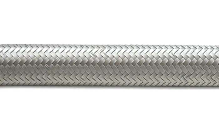 Vibrant Performance 20ft Roll of Stainless Steel Braided Flex Hose AN Size: -16 Hose ID 0.89" Save Now