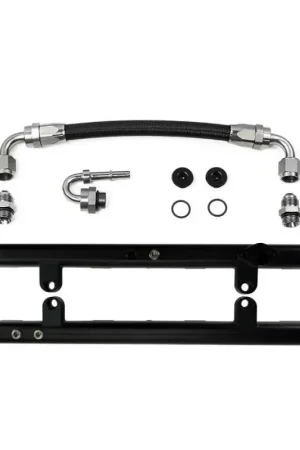 Deatschwerks 3 Valve Fuel Rail with Crossover (Mustang GT 05-10) Limited Edition
