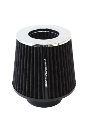 Aeroflow 3" Tapered Inverted Clamp-On Filter 5.25-6AN O.D, 5" - Chrome Last Chance