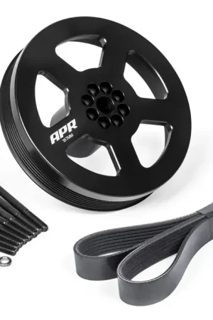 APR 3.0 TFSI Supercharger Drive and Crank Pulley with Belt Bolt on Fits Audi A6 Quattro 16-18, A7 Quattro 16-18, A8 Quattro 15-18, Q7 17-19? Special Discount